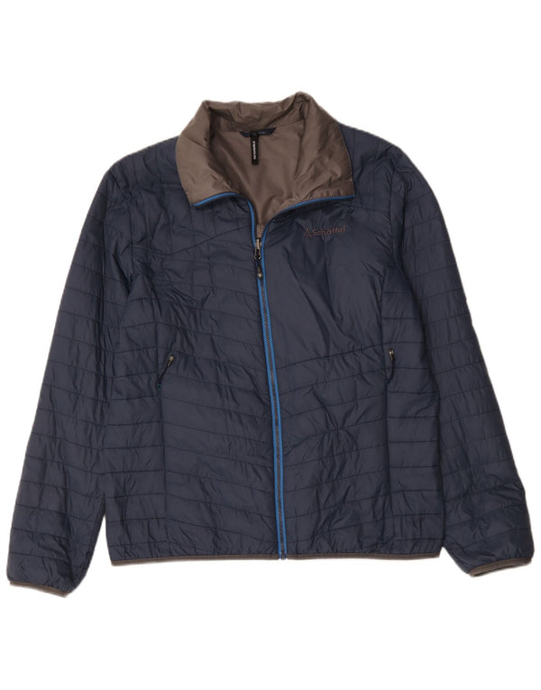 Schoffel Mens Padded Jacket UK 44 2XL Navy Blue Polyamide