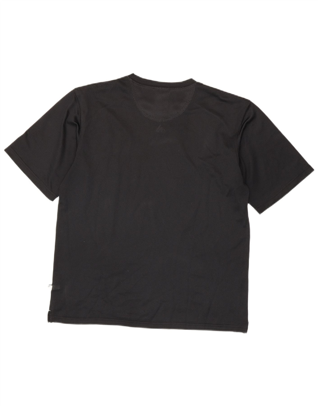 Adidas Mens T-Shirt Top Small Black Polyester