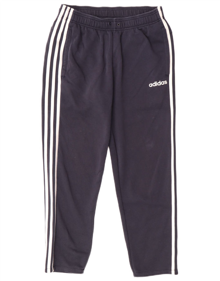 Adidas Mens Tracksuit Trousers Medium  Navy Blue Cotton