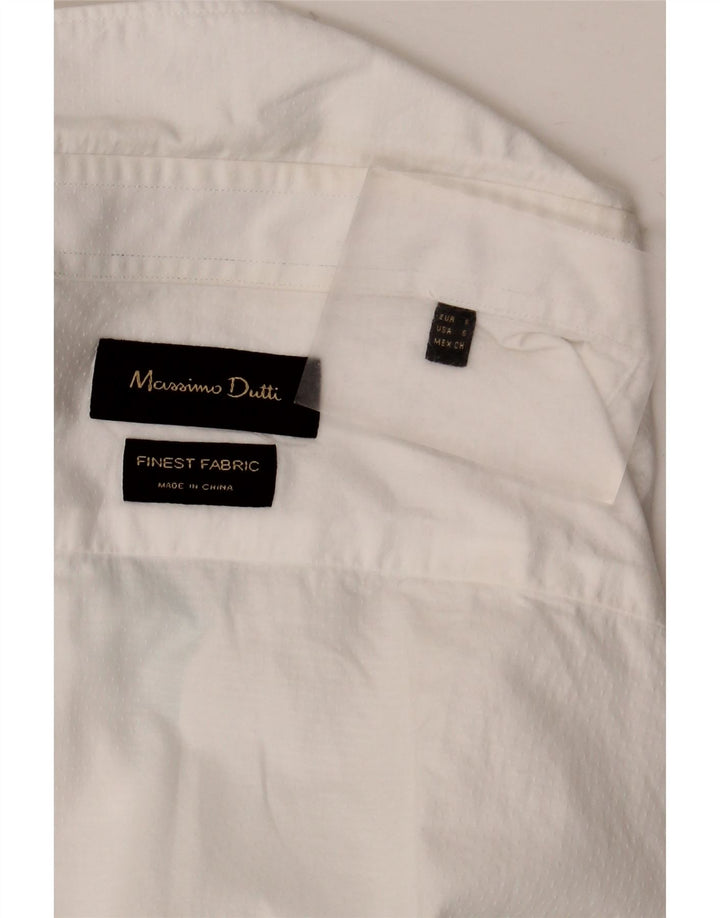 Massimo Dutti Mens Shirt Small White