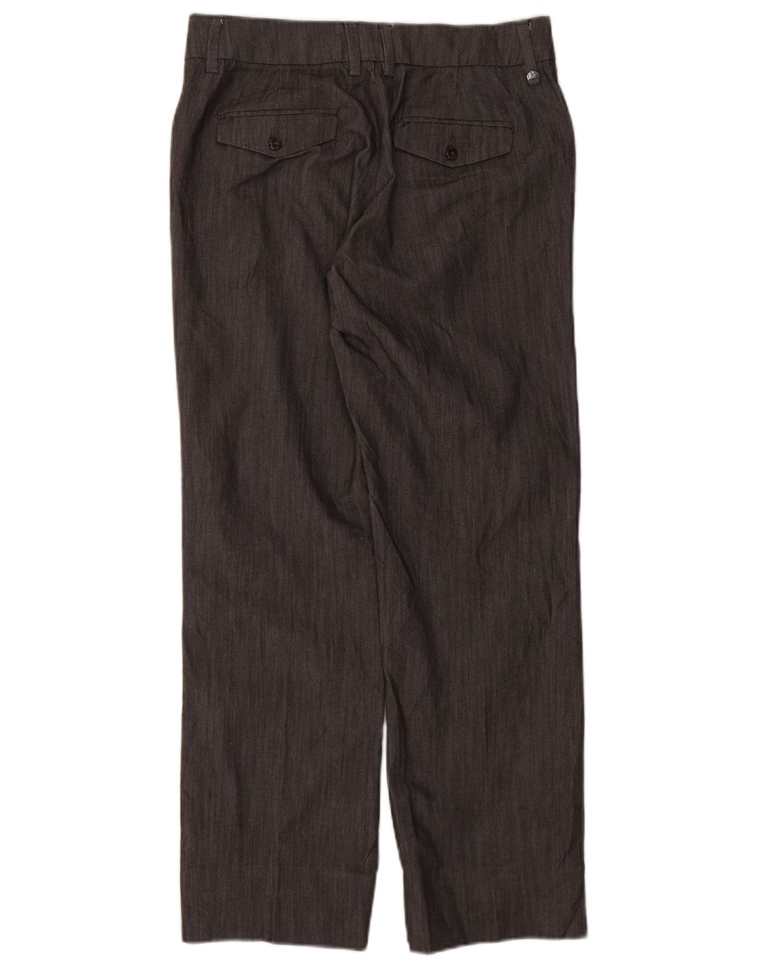 Lee Womens Straight Casual Trousers US 8 Medium W30 L29 Grey Cotton