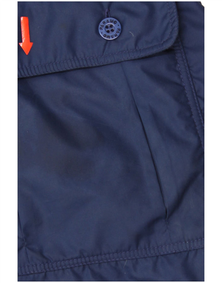 Mens Nikwax Analogy Waterproof Jacket UK 38 Medium Navy Blue Polyester