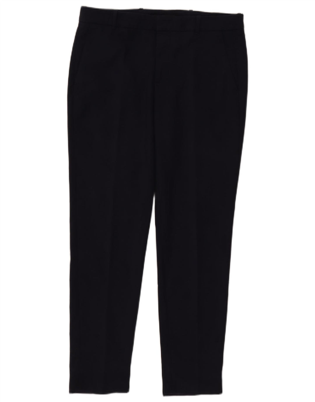 Zara Womens Slim Suit Trousers Large W33 L30 Navy Blue