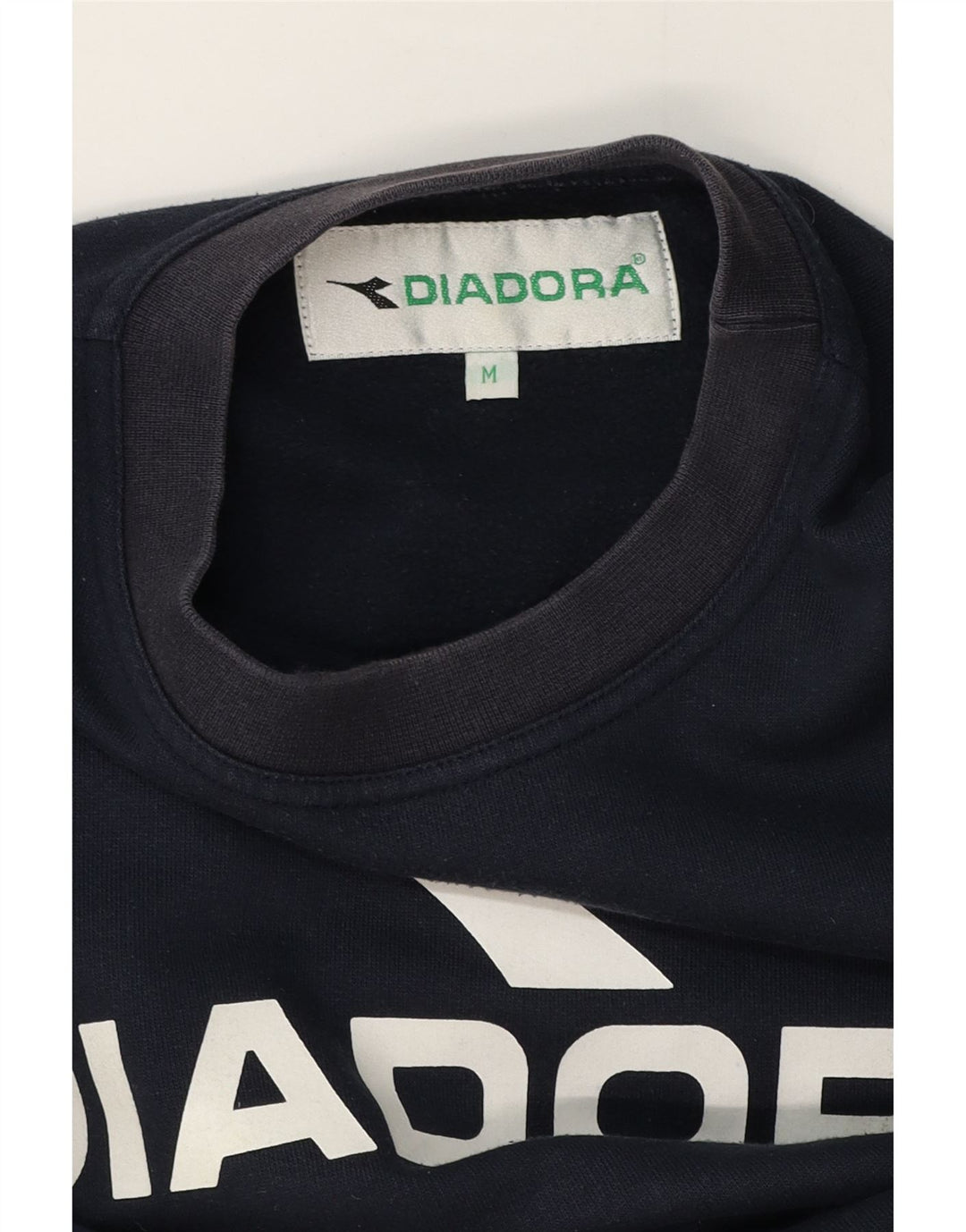 Diadora Mens Graphic Loose Fit Sweatshirt Jumper Medium Navy Blue