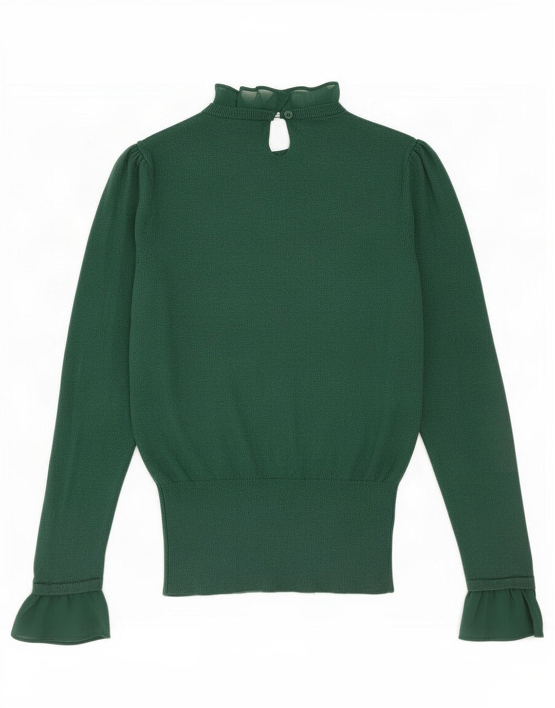 Oasis Womens Blouse Top UK 12 Medium Green Cotton
