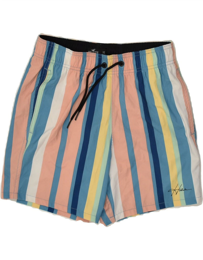 HOLLISTER Mens Swimming Shorts XS Multicoloured Striped | Vintage Hollister | Thrift | Second-Hand Hollister | Used Clothing | Messina Hembry 