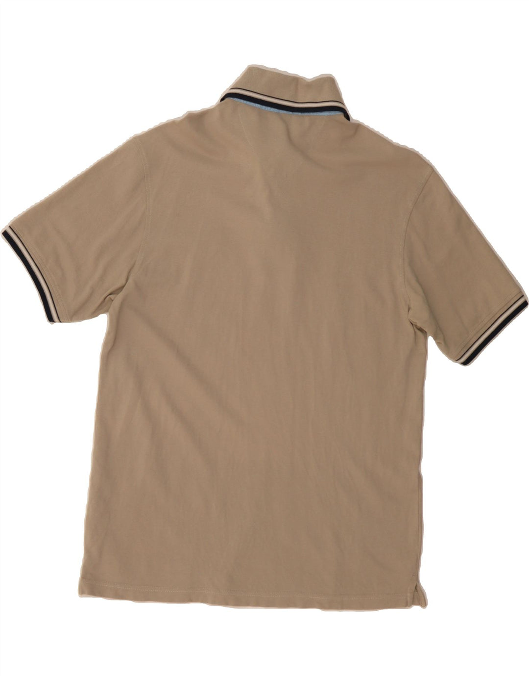LOTTO Mens Polo Shirt Large Beige Cotton Vintage Lotto and Second-Hand Lotto from Messina Hembry 