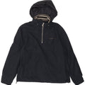 Farah Mens Hooded Anorak Jacket UK 40 Large Navy Blue Polyester