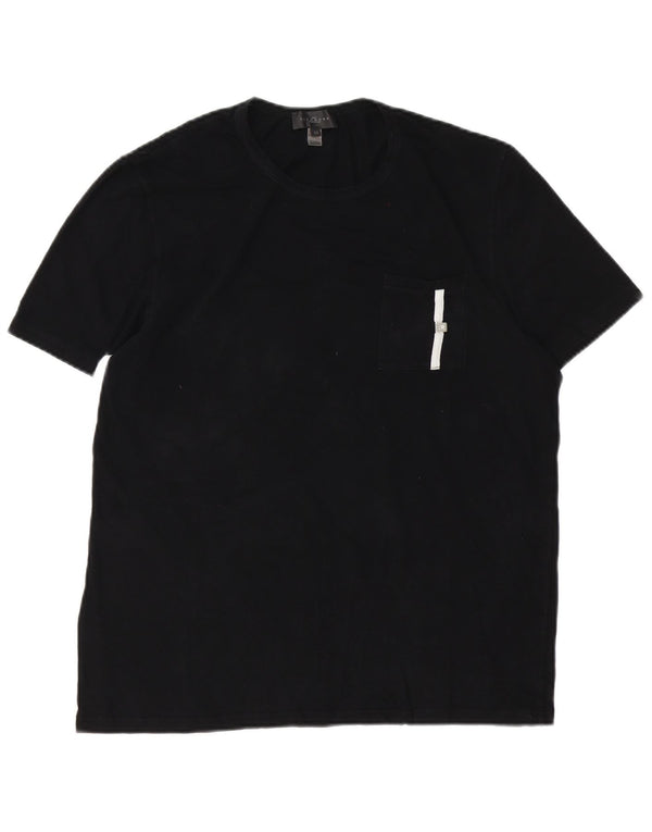 Richmond Mens T-Shirt Top IT 52 Large Black Cotton