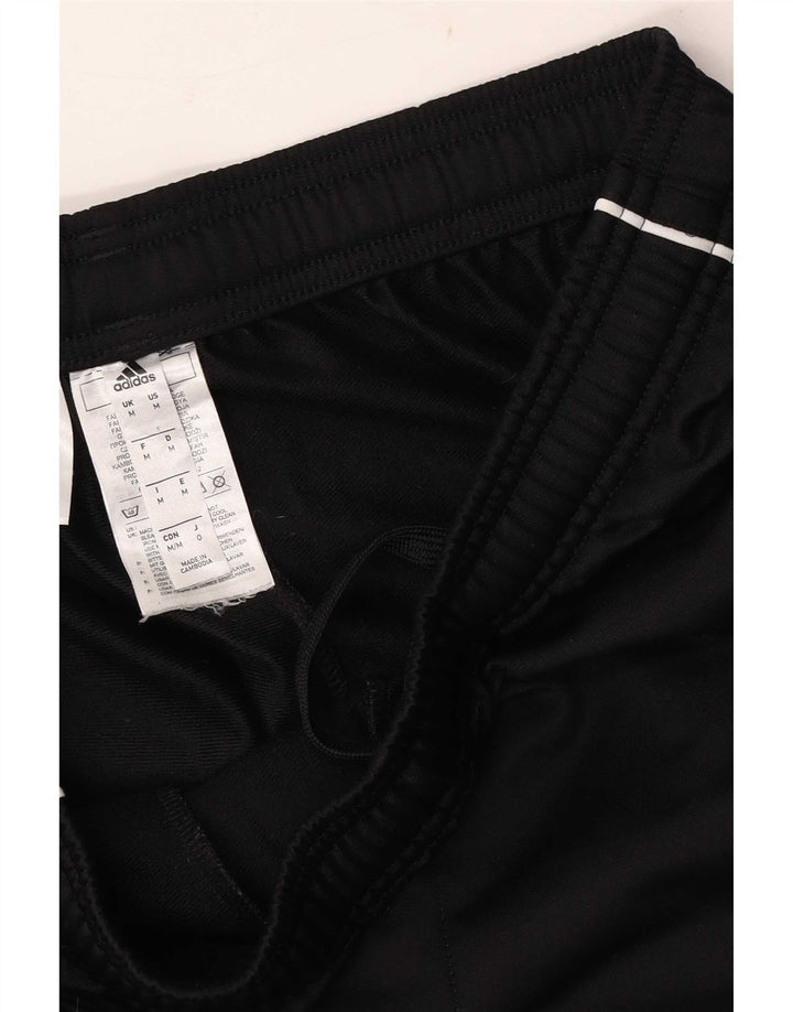 Adidas Mens Tracksuit Trousers Joggers Medium Black Polyester