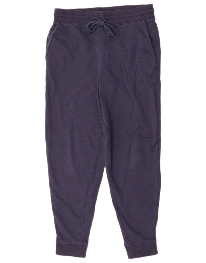 Marks & Spencer Womens Tracksuit Trousers Joggers UK 10 Small Navy Blue