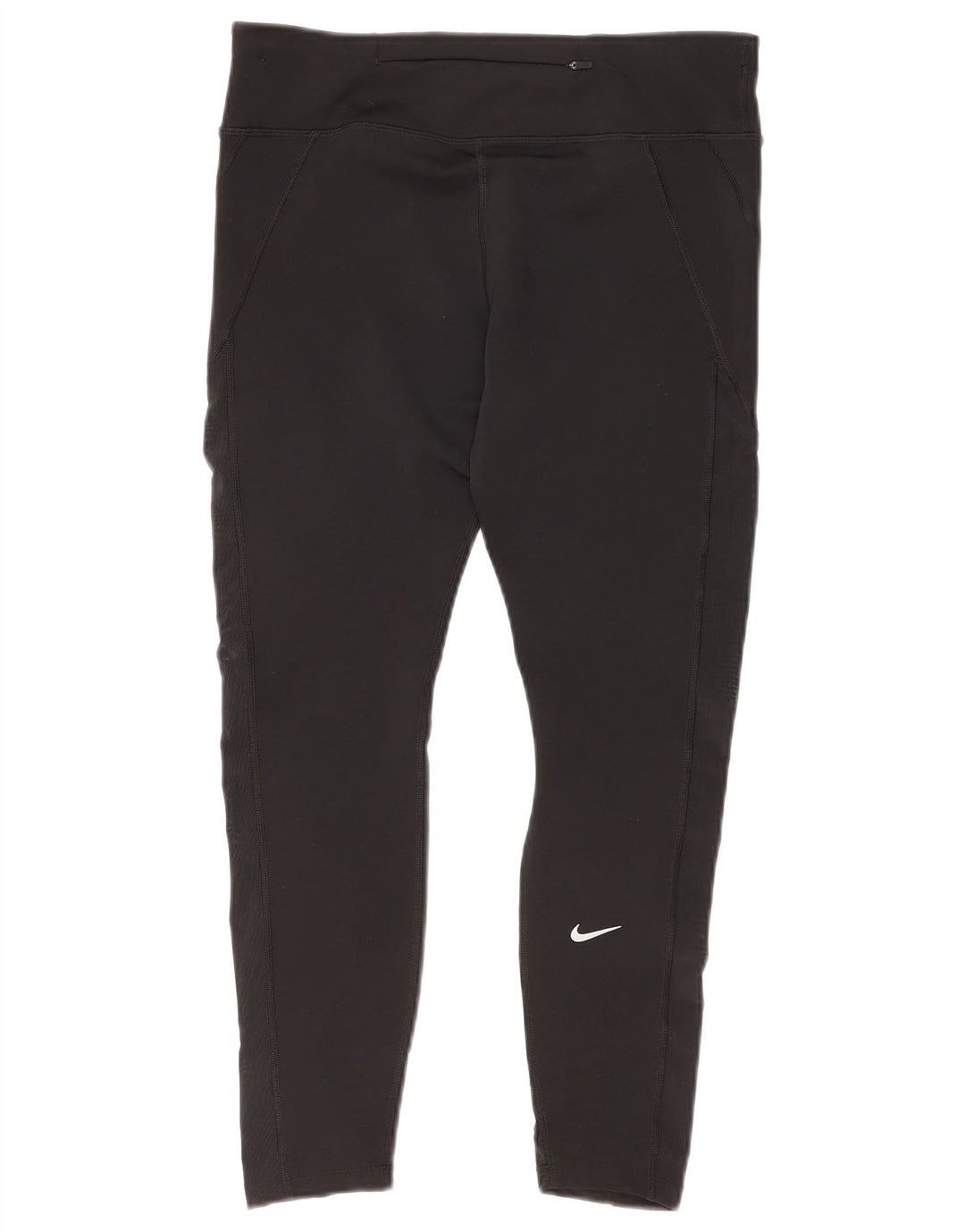 Nike Womens Dri Fit Leggings Large Black Polyester