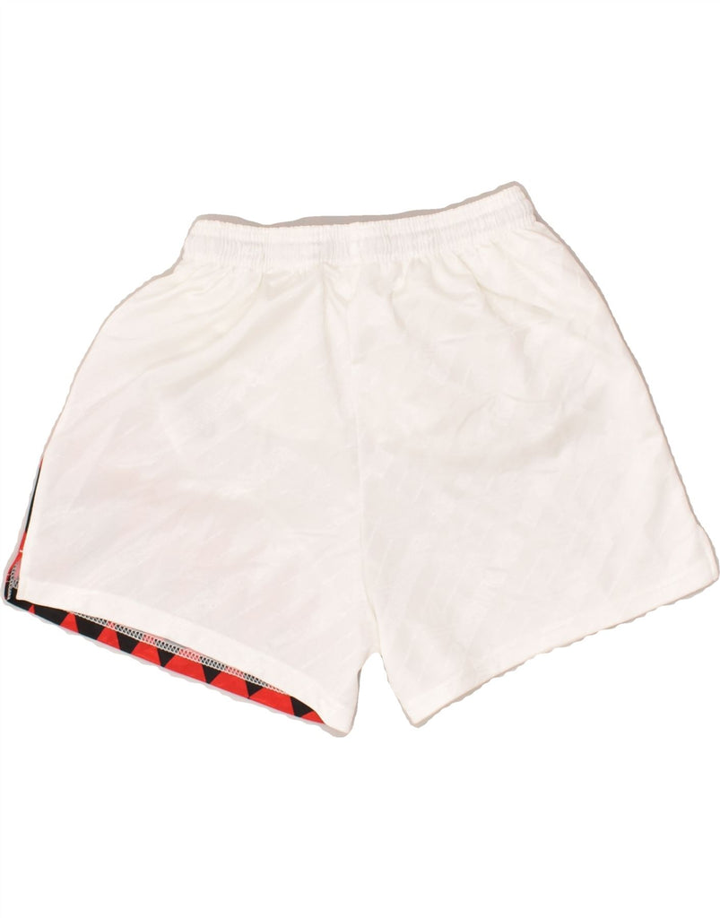 ADIDAS Boys Sport Shorts 15-16 Years White Polyester | Vintage Adidas | Thrift | Second-Hand Adidas | Used Clothing | Messina Hembry 