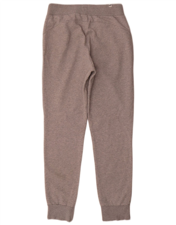 Puma Womens Tracksuit Trousers Joggers UK 12 Medium Grey Cotton