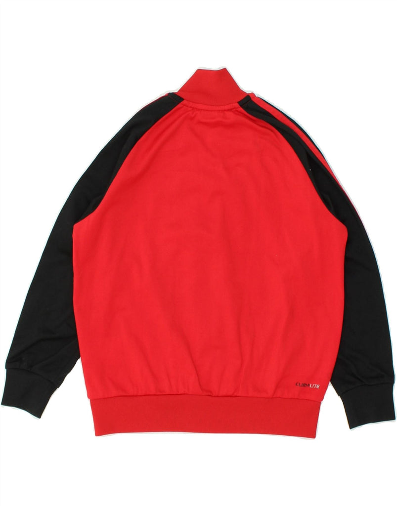 ADIDAS Boys Clima 365 Tracksuit Top Jacket 5-6 Years Red Colourblock | Vintage Adidas | Thrift | Second-Hand Adidas | Used Clothing | Messina Hembry 