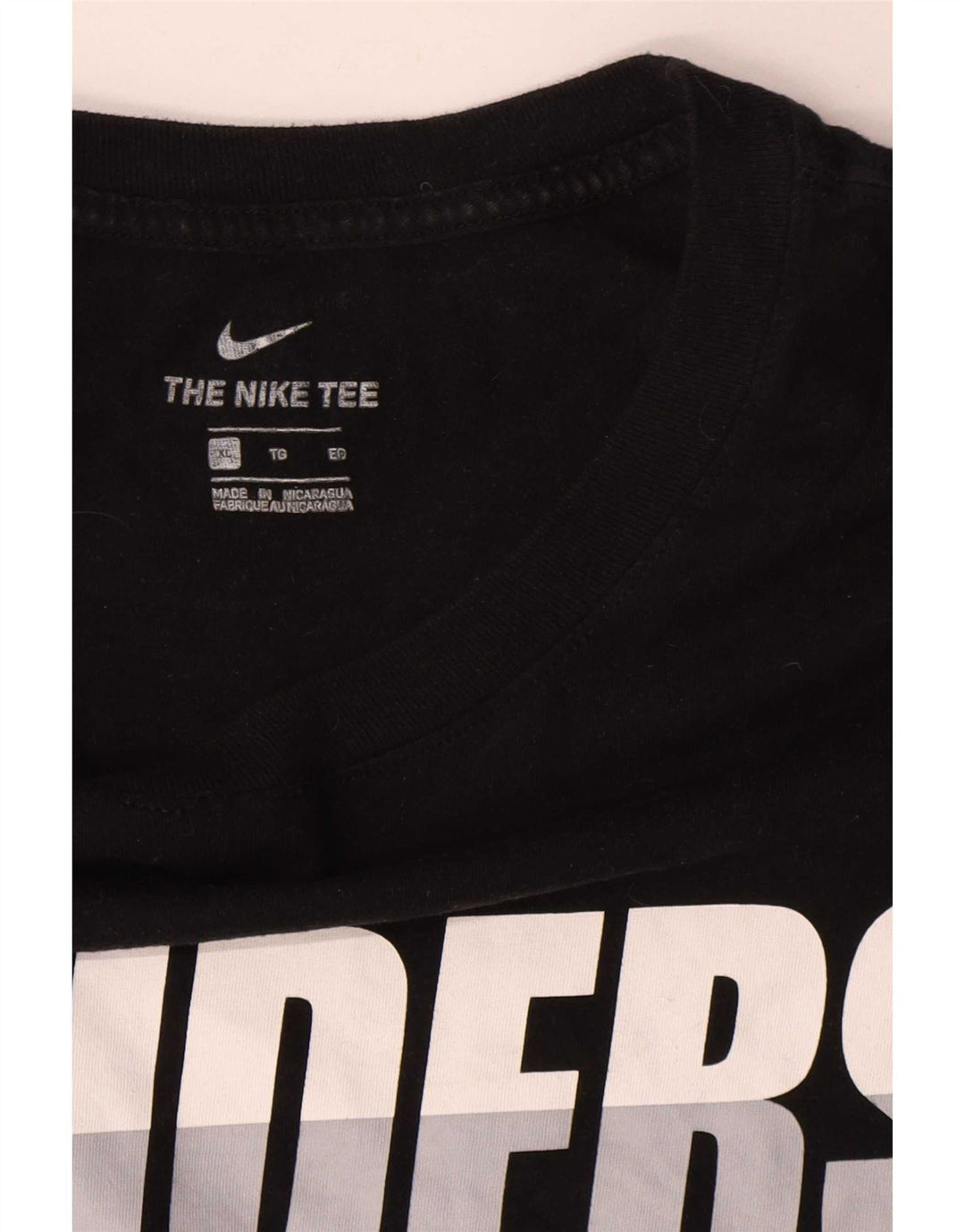 Nike Mens Raiders Graphic T-Shirt Top XL Black