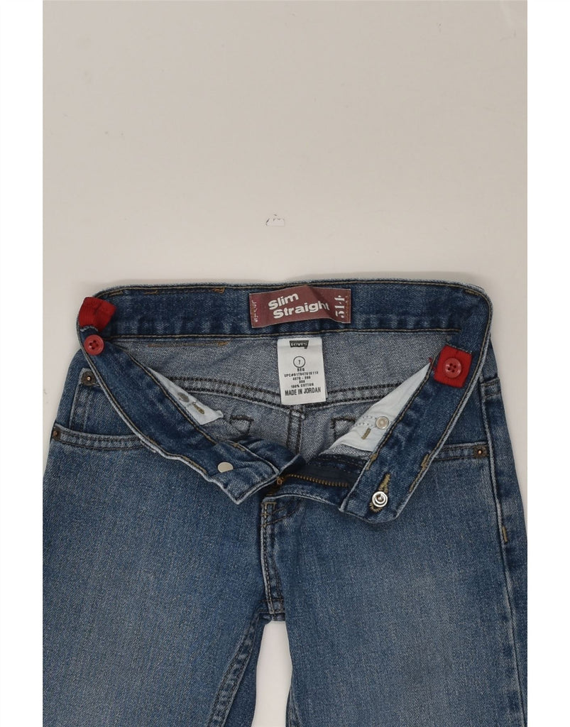 LEVI'S Boys 514 Slim Straight Jeans 6-7 Years W22 L20 Blue Cotton | Vintage Levi's | Thrift | Second-Hand Levi's | Used Clothing | Messina Hembry 