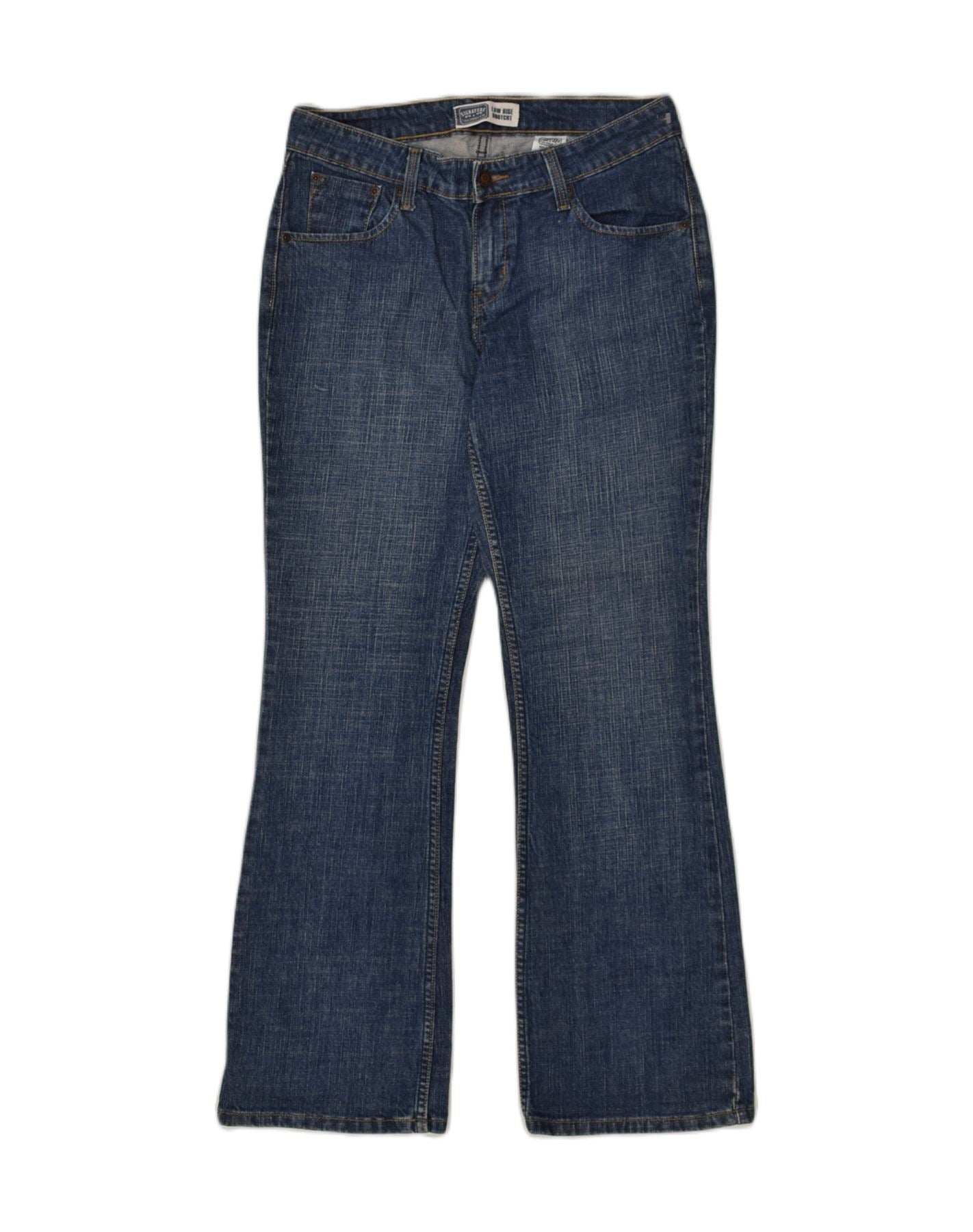 MOSSIMO Womens Mid Rise Skinny Jeans W26 L28 Blue Cotton, Vintage &  Second-Hand Clothing Online