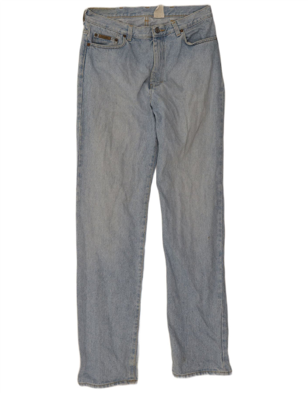 Calvin Klein Mens Straight Jeans W34 L34 Blue Cotton
