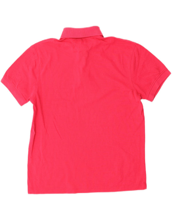Tommy Hilfiger Mens Polo Shirt Medium Pink Cotton