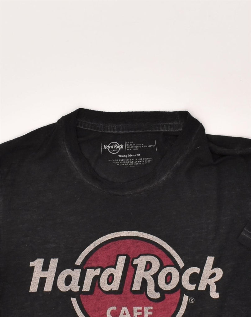 HARD ROCK CAFE Mens Prague Graphic T-Shirt Top Small Black Cotton | Vintage Hard Rock Cafe | Thrift | Second-Hand Hard Rock Cafe | Used Clothing | Messina Hembry 