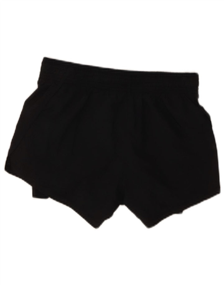 Nike Womens Dri Fit Sport Shorts UK 4 XS  Black Polyester