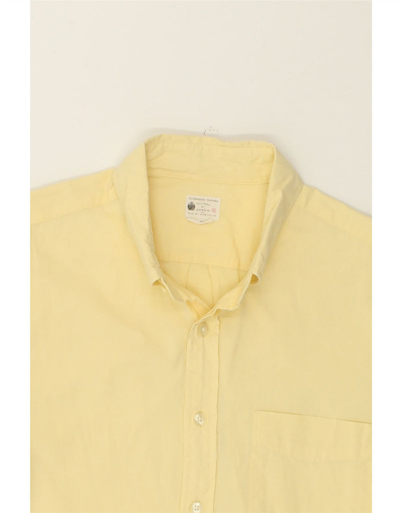 J. CREW Mens Shirt Small Yellow Cotton | Vintage J. Crew | Thrift | Second-Hand J. Crew | Used Clothing | Messina Hembry 