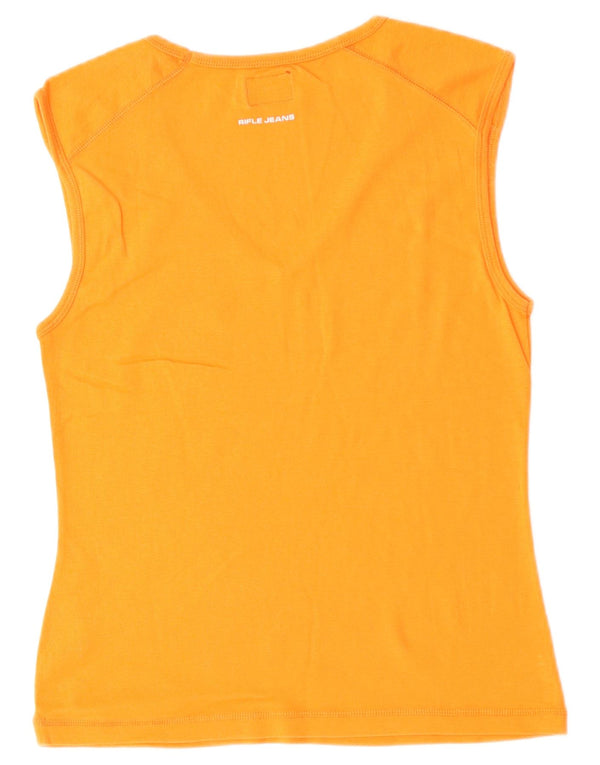 Rifle Girls Vest Top 11-12 Years XL Orange Cotton