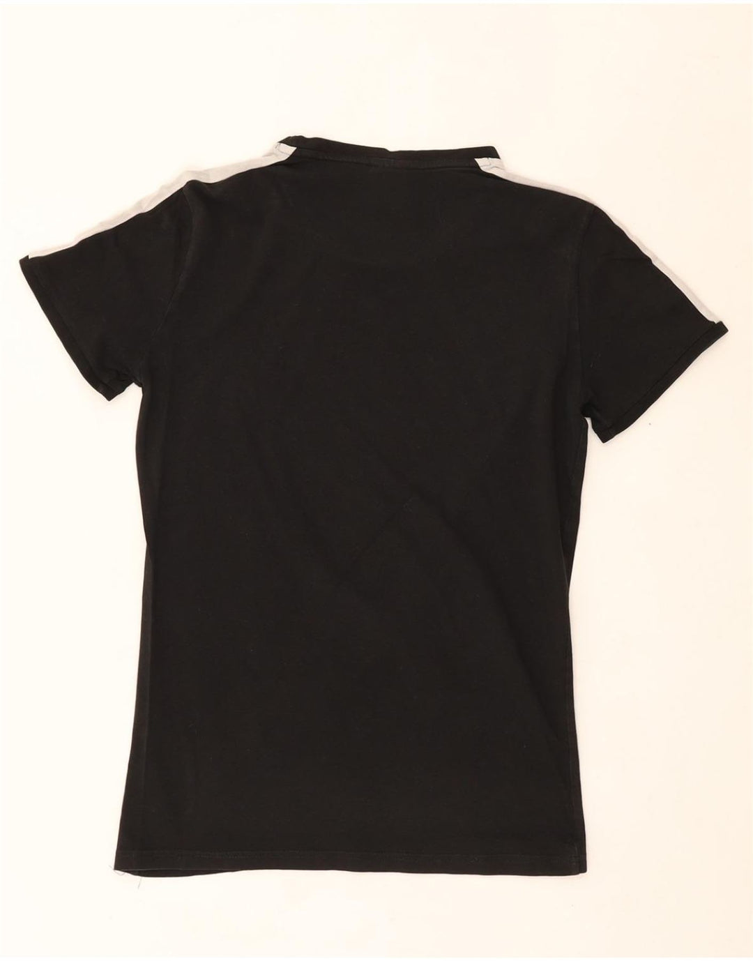 PUMA Mens Graphic T-Shirt Top Small Black Colourblock Vintage Puma and Second-Hand Puma from Messina Hembry 
