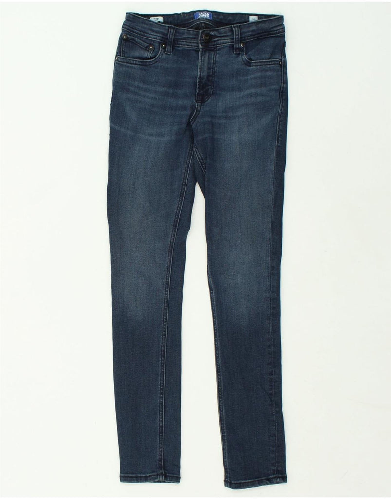 JACK & JONES Girls Liam Skinny Jeans 12-13 Years W26 L27 Blue Cotton | Vintage Jack & Jones | Thrift | Second-Hand Jack & Jones | Used Clothing | Messina Hembry 