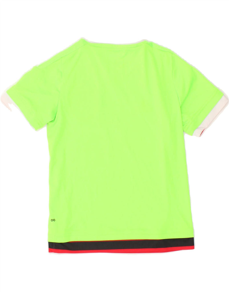 ADIDAS Boys Graphic T-Shirt Top 7-8 Years Green | Vintage Adidas | Thrift | Second-Hand Adidas | Used Clothing | Messina Hembry 