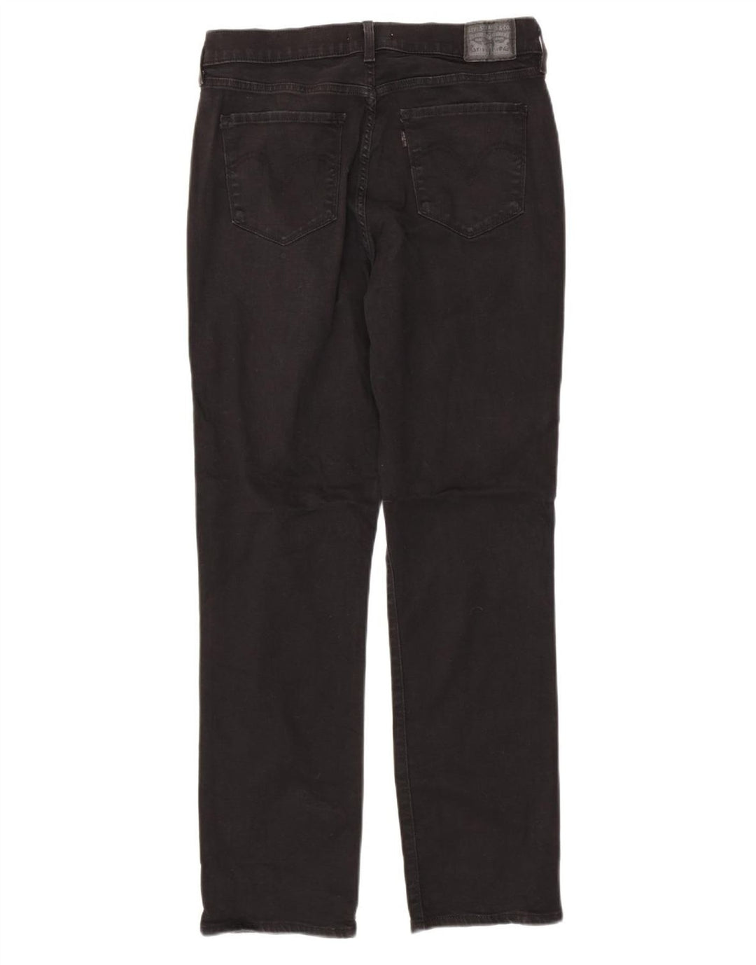 LEVI'S Womens Classic Fit Straight Jeans US 10 Large W32 L31 Black