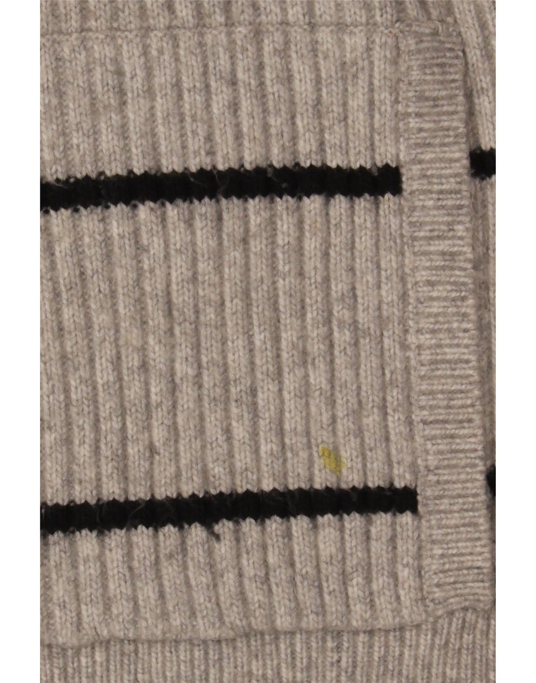 Marks & Spencer Womens Hooded Jumper Sweater UK 14 Medium Grey Striped