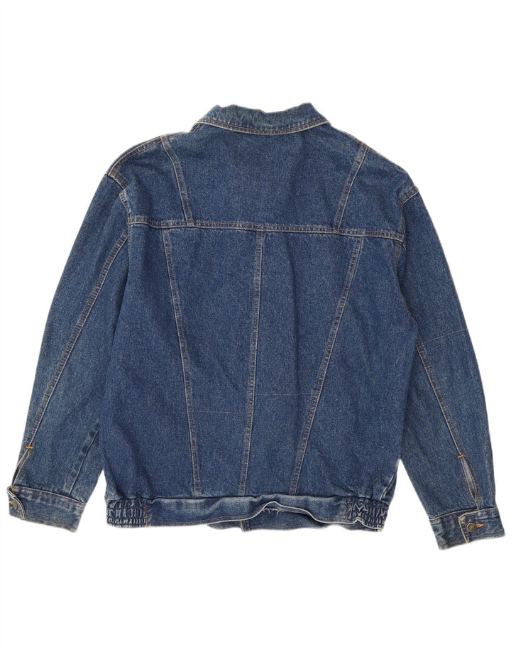 Vintage Mens Denim Jacket IT 48 Medium Blue Cotton