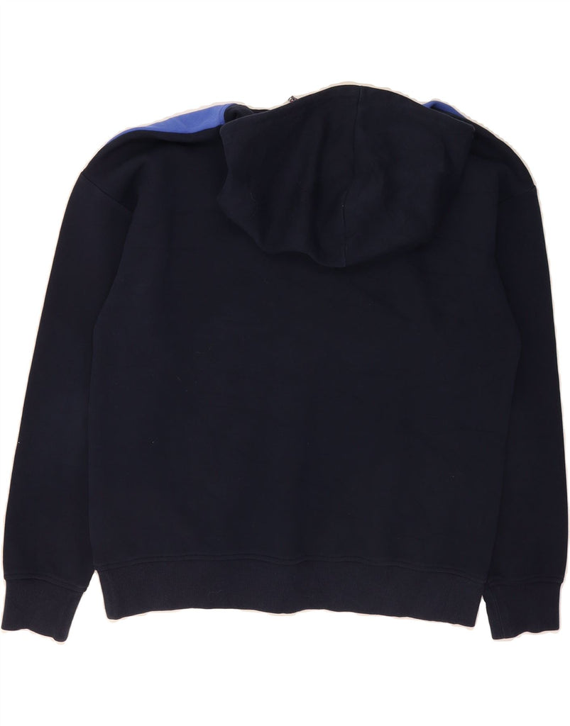 TOMMY HILFIGER Womens Oversized Hoodie Jumper UK 14 Medium Multicoloured Vintage Tommy Hilfiger and Second-Hand Tommy Hilfiger from Messina Hembry 