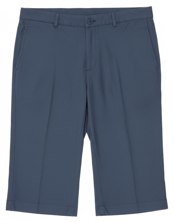 Fila Womens Capri Trousers UK 16 Large W36 L17 Navy Blue Polyamide