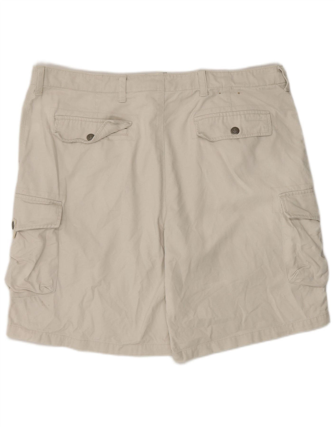 Izod Mens Cargo Shorts W40 XL Beige Cotton