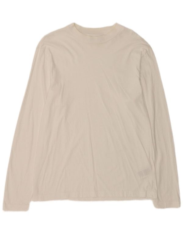 Calvin Klein Mens Top Long Sleeve XL White Cotton