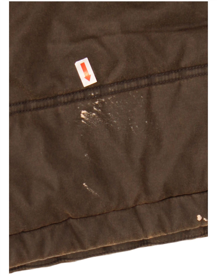 Weird Fish Mens Padded Gilet UK 44 2XL Brown Polyester