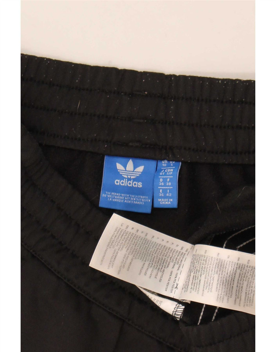 Adidas Womens Sport Shorts UK 10 Small Black Polyester