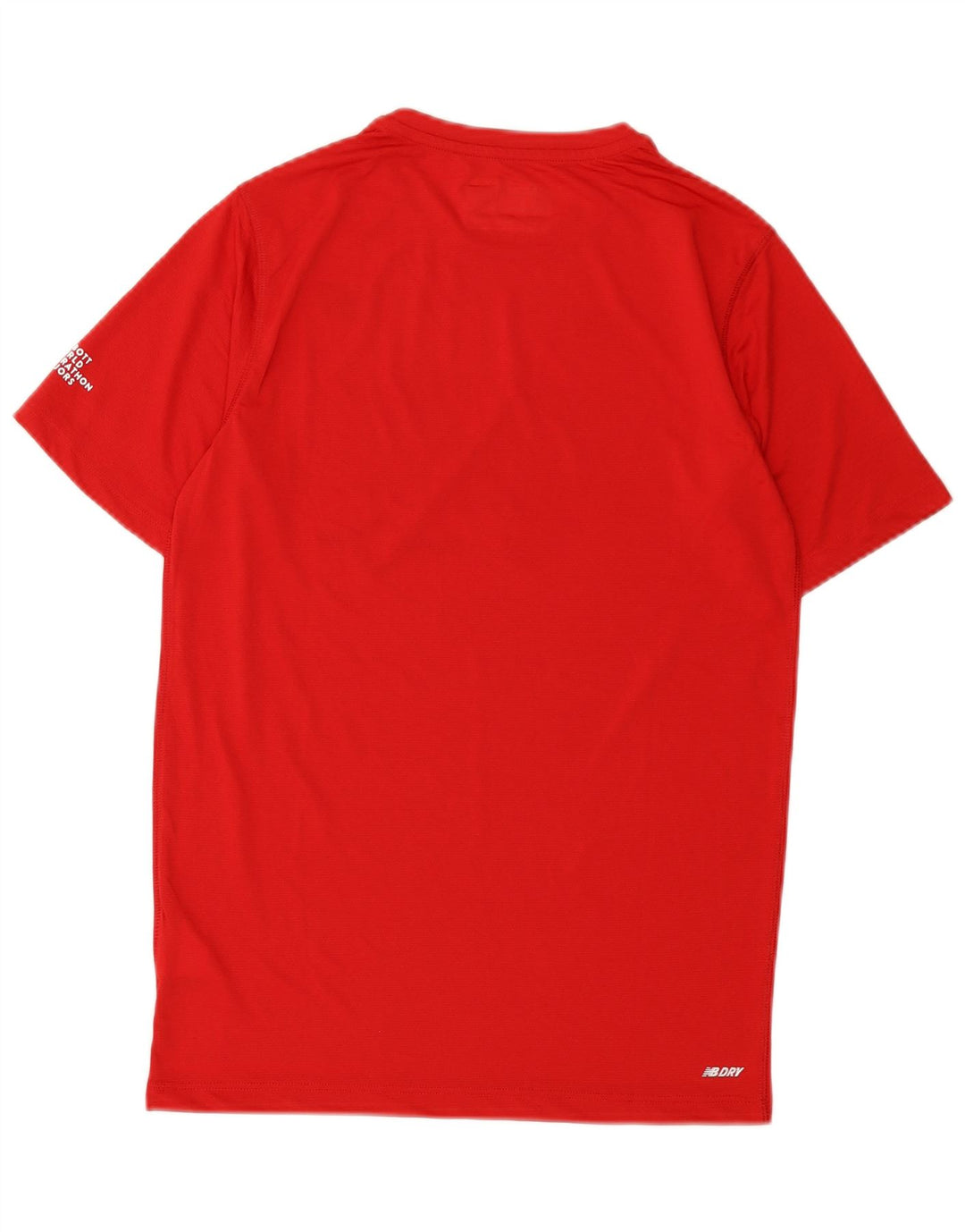 New Balance Mens Graphic T-Shirt Top XS Red Polyester