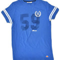 ELLESSE Boys Graphic T-Shirt Top 11-12 Years Blue Cotton | Vintage Ellesse | Thrift | Second-Hand Ellesse | Used Clothing | Messina Hembry 