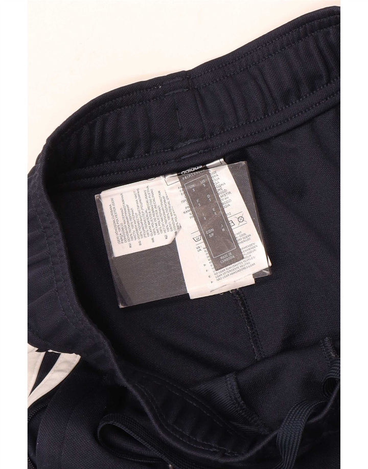 Adidas Mens Aeroready Tracksuit Trousers Small Navy Blue Polyester