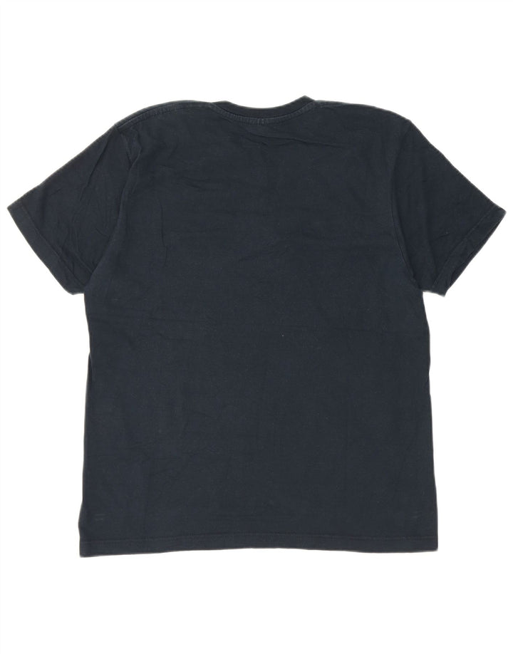 Champion Mens T-Shirt Top Small Navy Blue Cotton