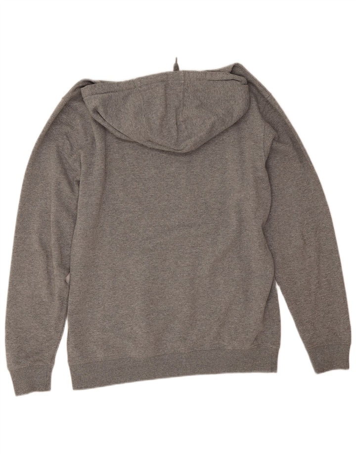 Vans Mens Graphic Hoodie Jumper Small Grey Cotton