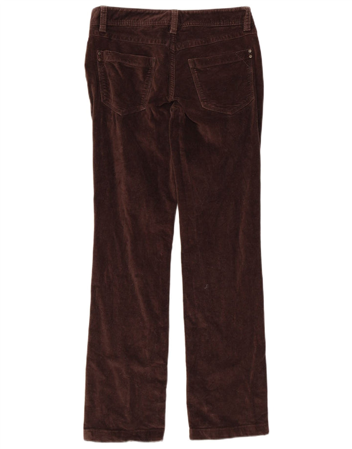 MASSIMO DUTTI Womens Straight Casual Trousers W26 L29  Brown