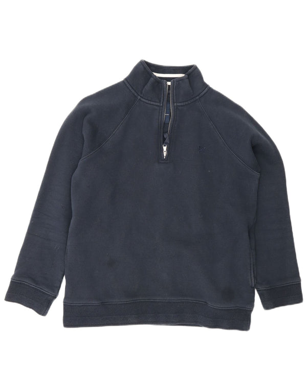 Crew Clothing Womens Oversized Sweatshirt Jumper UK 10 Small Navy Blue