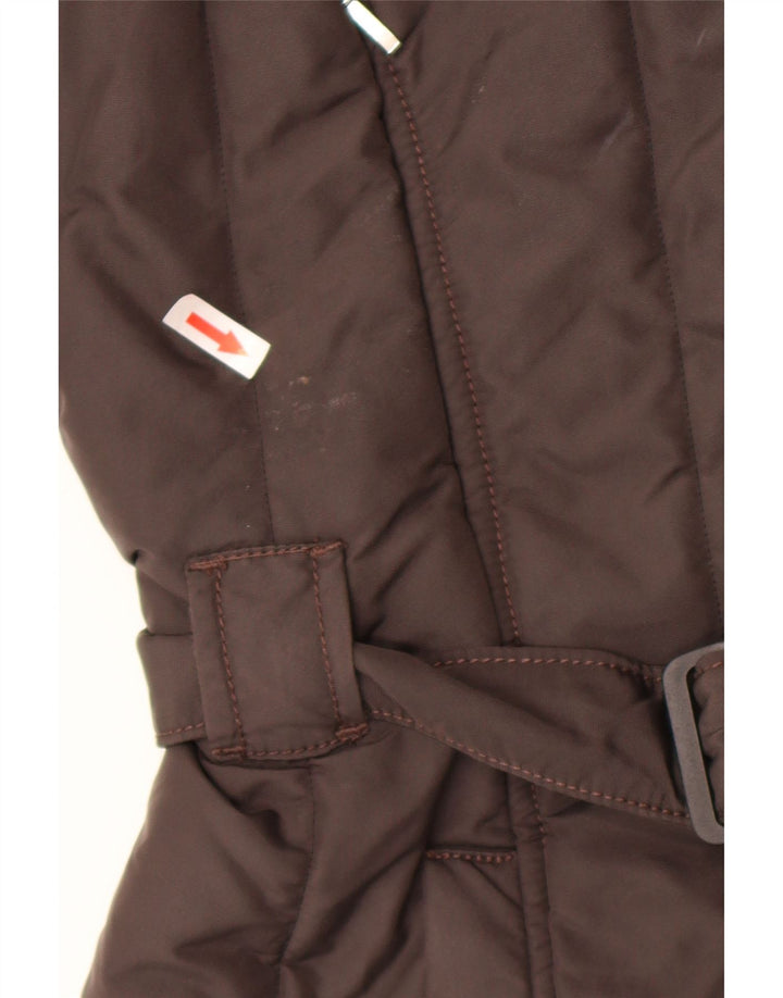 Refrigiwear Womens Cruz Windbreaker Coat UK 14 Medium Brown Nylon