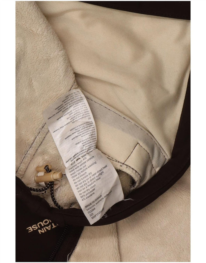 Mountain Warehouse Womens Hooded Windbreaker Jacket UK 14 Large Brown