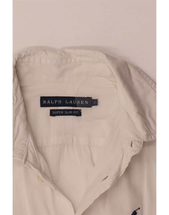 Ralph Lauren Womens Slim Fit Shirt US 2 XS White